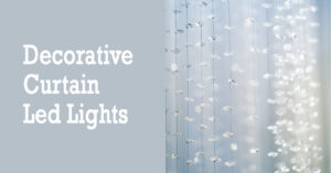 decorative curtain led lights