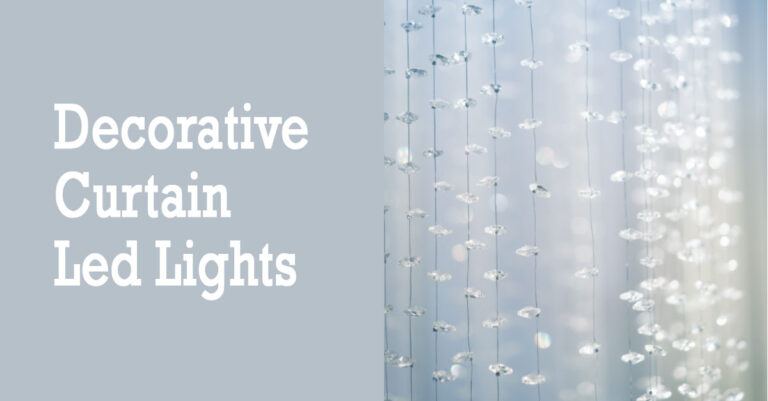decorative curtain led lights