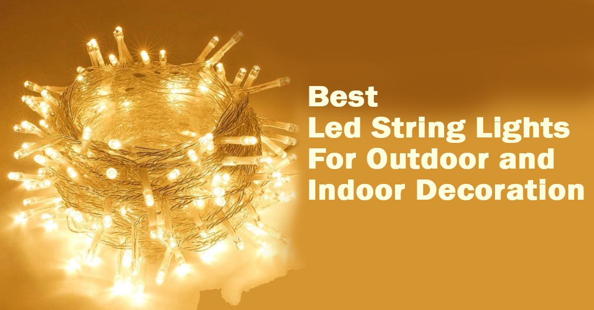 led string lights for outdoor and indoor decoration