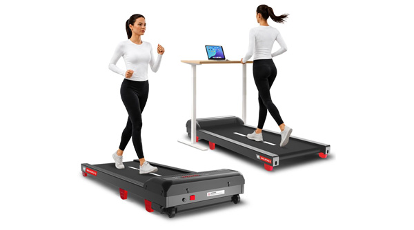 PowerMax Fitness WalkPad-2 Under Desk Walking Pad Treadmill for Home Use