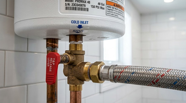Multi-function safety valve and 8-bar pressure rating on best 15l storage water heater in india