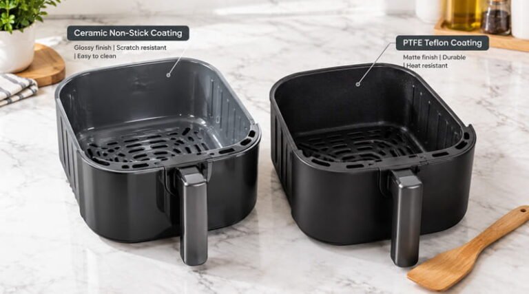 ceramic vs teflon air fryer
